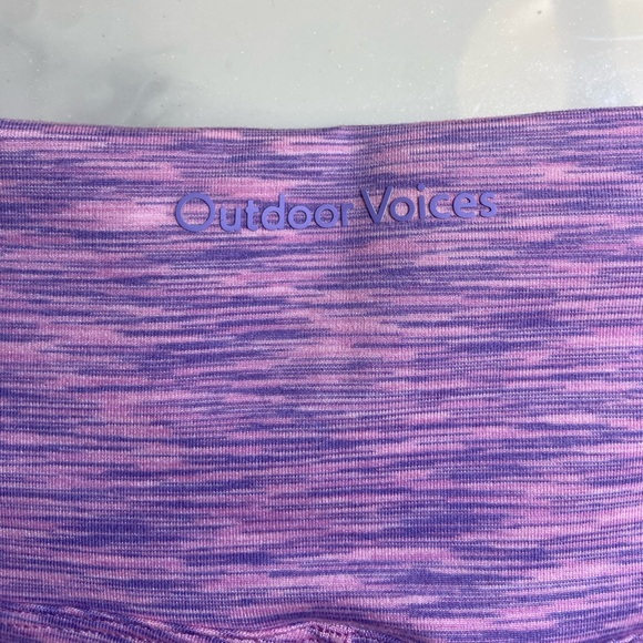 Outdoor voices OV free form flow shorts 7” xs hyacinth biker shorts pink purple - Picture 6 of 6